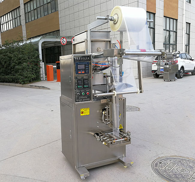 星火全自动酱料包装机设备展示